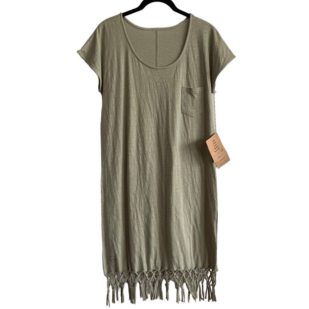 The Earth Collection Small Fringe Tunic Dress